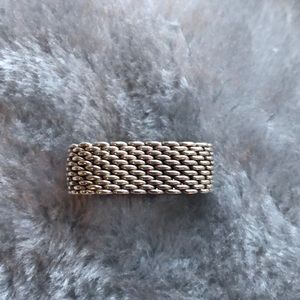 Authentic Tiffany and Co. Sterling Silver Ring